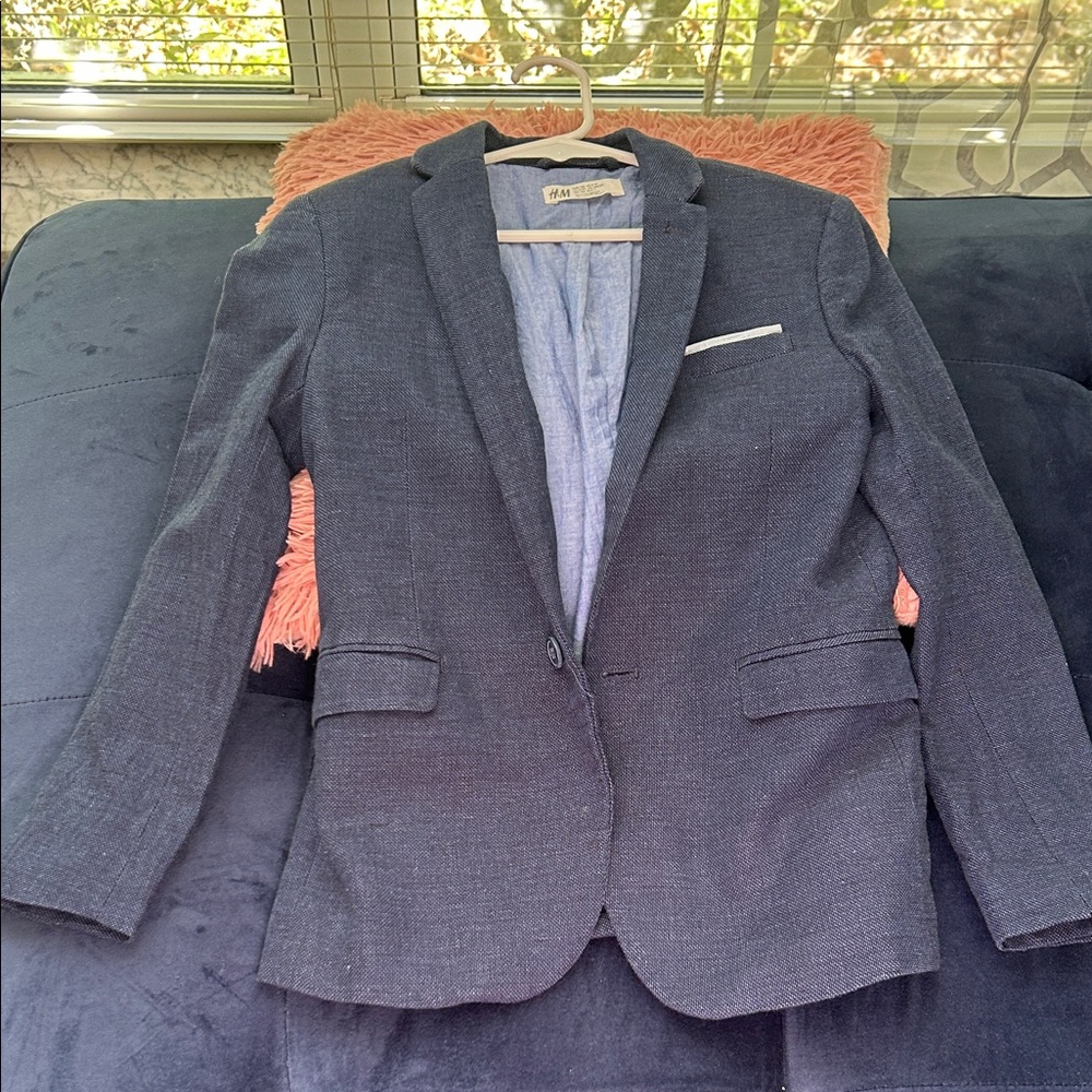 H&M blue  Blazer with Pocket Detail